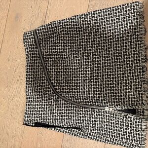 Alexander Wang Chic Black and White Tweed Skirt